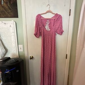 Elegant Pink Women's Dress